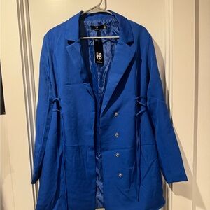 ASOS Heartbreak Cobalt Blue Blazer Dress